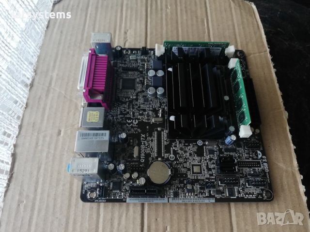 Дънна платка ASRock Q1900B-ITX Socket BGA1170 CPU+FAN+RAM, снимка 3 - Дънни платки - 45252315