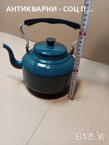 Соц Стар Чисто Нов Емайлиран Чайник. НОМЕР 1700., снимка 13 - Антикварни и старинни предмети - 53818829