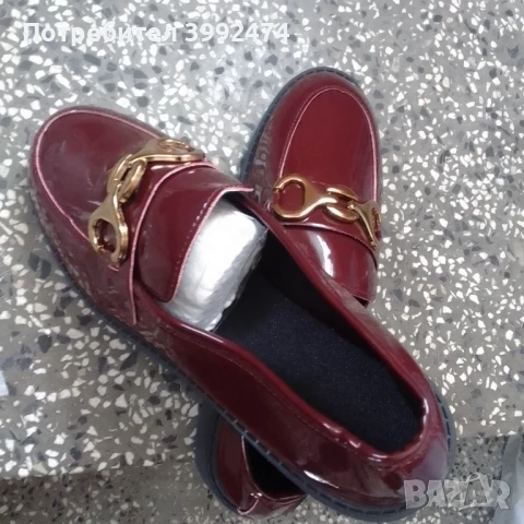 Обувки в бордо,  39 номер