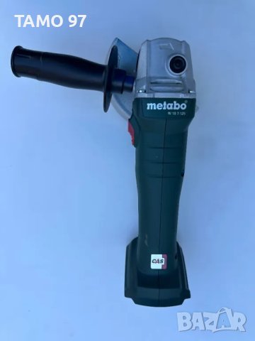 METABO W 18 7-125 - Акумулаторен ъглошлайф 18V като нов!, снимка 3 - Други инструменти - 48723822