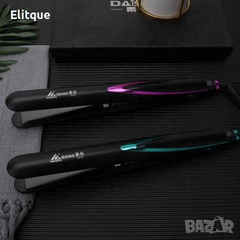 Професионална преса за изправяне на коса с турмалинови керамични плочи