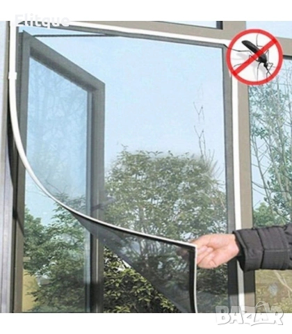 Предпазна мрежа за прозорци – бял цвят, 130 × 150 см 🛡️, снимка 7 - Декорация за дома - 53252235