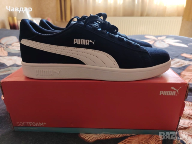 Маратонки PUMA Smash v2 - размер 44,5, снимка 3 - Спортни обувки - 54123730