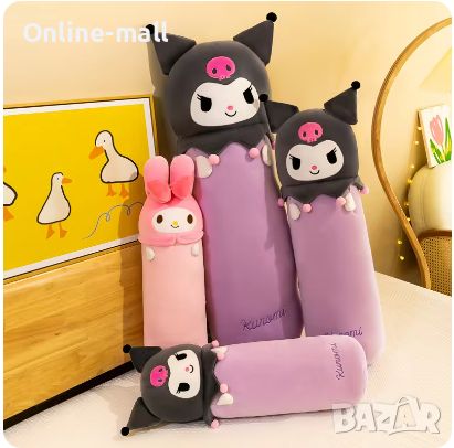 Плюшена играчка възглавница Hello Kitty Kuromi, 55см, Кити играчка, снимка 4 - Плюшени играчки - 46734872