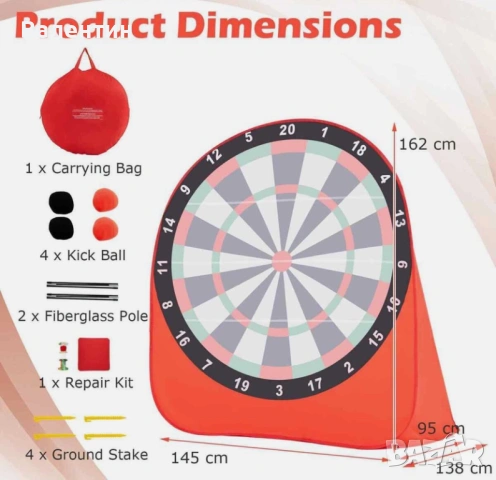 Подвижна занимателна игра за деца COSTWAY, снимка 3 - Други - 53562038