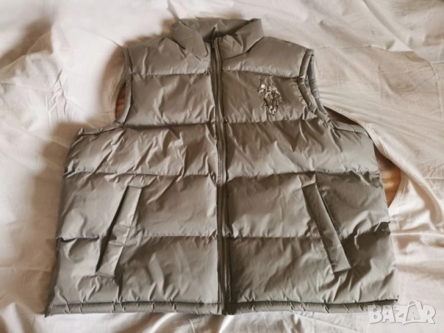  us polo big pony термо елек ватирано яке купено от USA черно или свeтлo, снимка 3 - Якета - 53064041