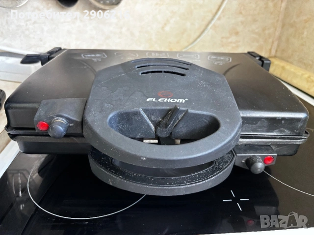 🔥 Контактен грил Elekom Comfort Grill 2000W – Като нов + ПОДАРЪК, снимка 6 - Скари - 53655921