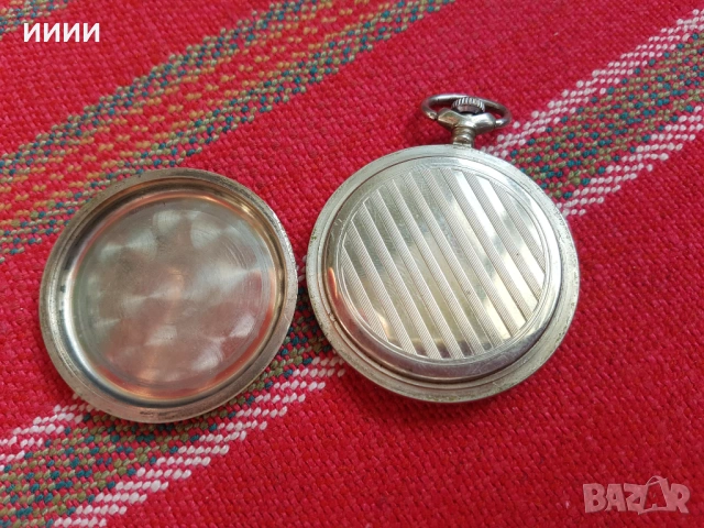 Джобен часовник Молния Сказь об Урале, снимка 3 - Антикварни и старинни предмети - 53636095