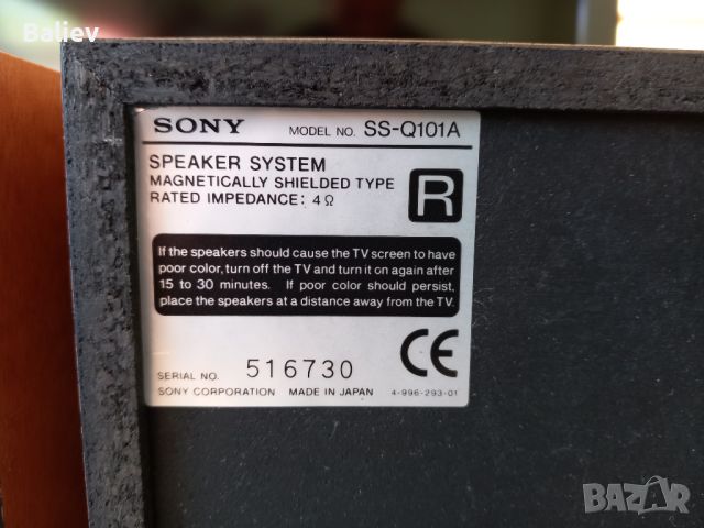 SONY SS-Q101A тонколони, снимка 9 - Тонколони - 46392276