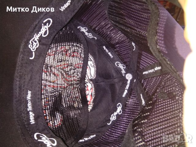 Ed Hardy Vintage Tatto Wear маркова лятна шапка с козирка регулируема нова, снимка 13 - Шапки - 46058351