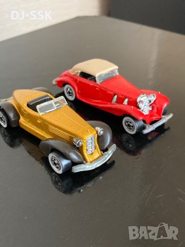 Vintage Hot Wheels:MERCEDES 540K 1982 + Auburn 852 - 1978 GOLD , снимка 2 - Коли, камиони, мотори, писти - 46787871