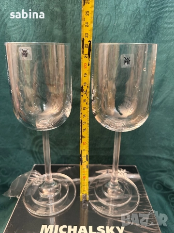 Кристални дизайнерски чаши Michael Michalsky, снимка 7 - Чаши - 52744015