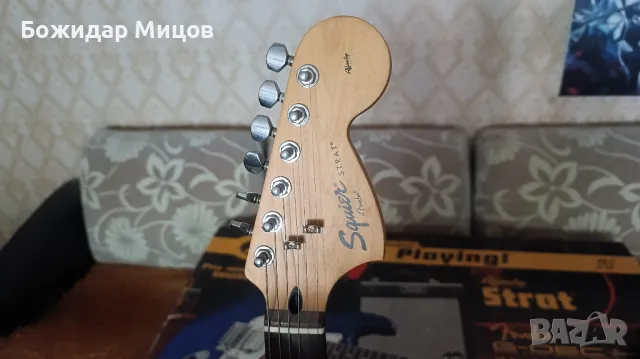 Електрическа китара Fender Squier Strat с усилвател, снимка 3 - Китари - 46969233