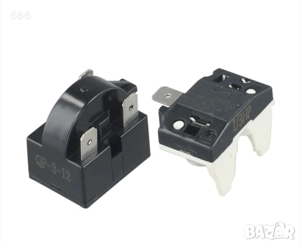 Реле за стартиране на хладилник и защита от претоварване