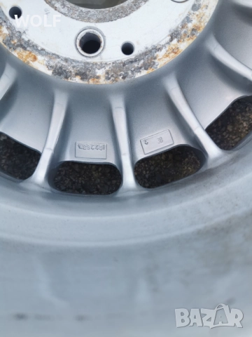 Mercedes W123 original алуминиеви джанти с гуми 205/70 R14 от германия, снимка 10 - Гуми и джанти - 52930536