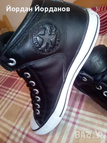 Кожени кецове ALL STAR Converse , снимка 1 - Кецове - 49877762