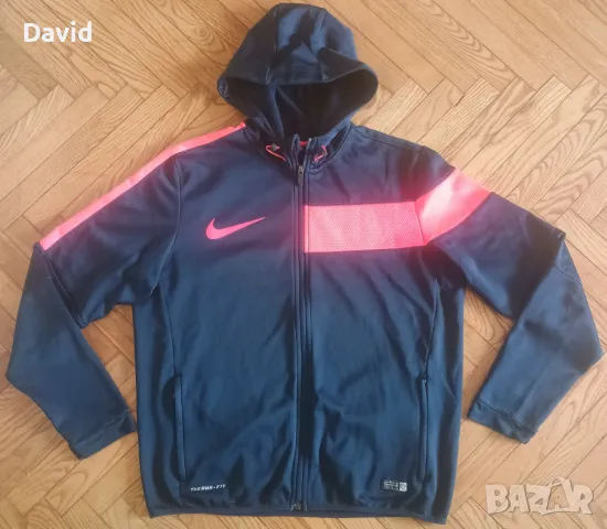 Track Jacket Hooded Zip Nike Gpx Fz Poly Оригинално мъжко горнище Nike, снимка 1 - Спортни дрехи, екипи - 49491194