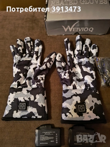 Чисто нови нагряващи ръкавици с POWER BANK размер S/Sx, снимка 2 - Друга електроника - 54061970