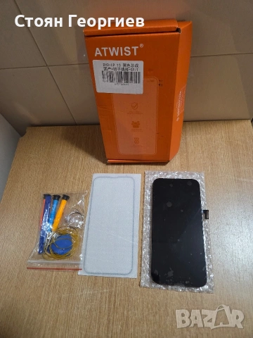 комплект за подмяна на дисплей за iPhone 13. Марка: ATWIST Съвместимост: iPhone 13 