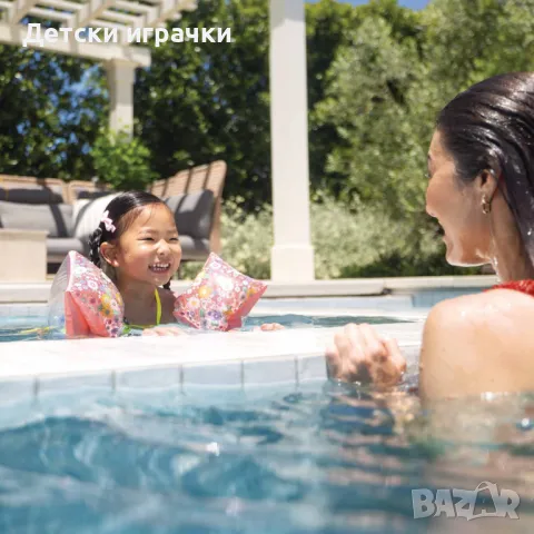 Надуваеми раменки INTEX Цветя, 23 x 15 см, 3-6 г., Розови, снимка 5 - Надуваеми играчки - 49980895