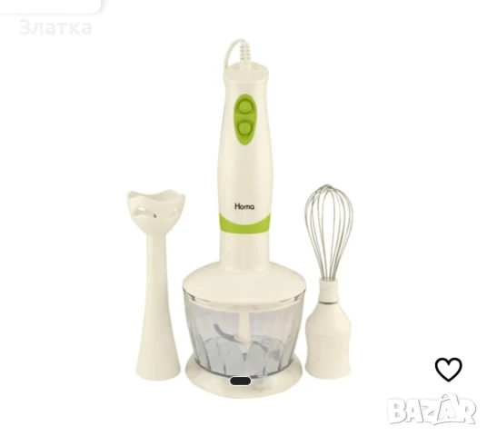 3 в 1- Чопър Пасатор Миксер Функции: Смесване Кълцане Месене Разбиване Пасиране ..., снимка 2 - Чопъри и пасатори - 51176071