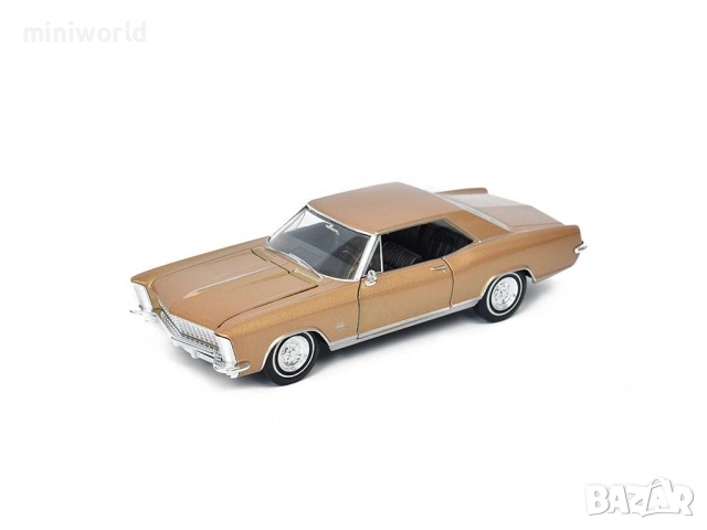 Buick Riviera Gran Sport 1965 - мащаб 1:24 на Welly моделът е нов в кутия
