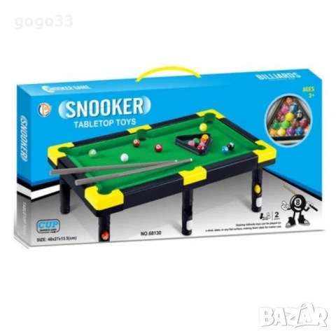 Мини билярд за деца – Компактна маса за голямо забавление., снимка 2 - Образователни игри - 50948721