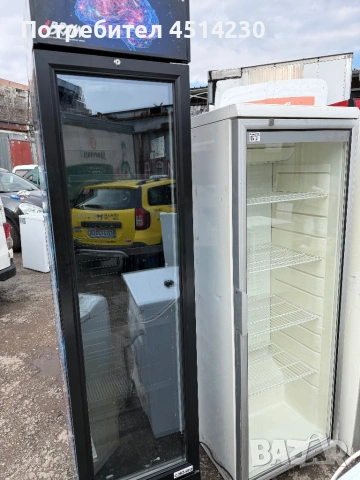 Хладилна витрина с LED реклама – 2.00 м x 45 см, снимка 2 - Витрини - 53732916