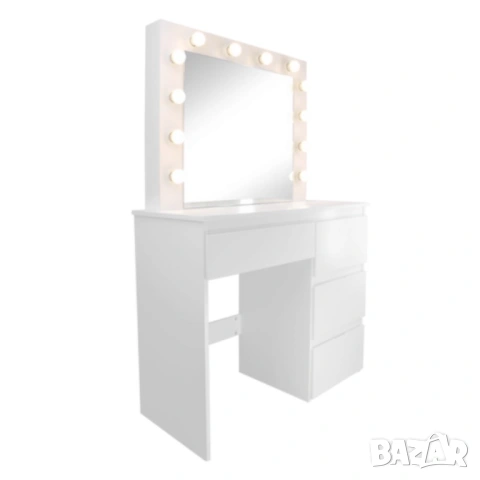 Тоалетка с голямо Led огледало - перфектна за всеки интериор, снимка 3 - Други - 53813072