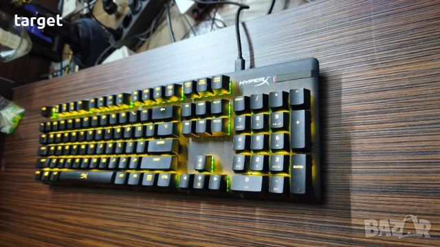 Механична клавиатура HyperX Alloy Origins – HyperX Aqua, RGB, снимка 3 - Клавиатури и мишки - 52703790