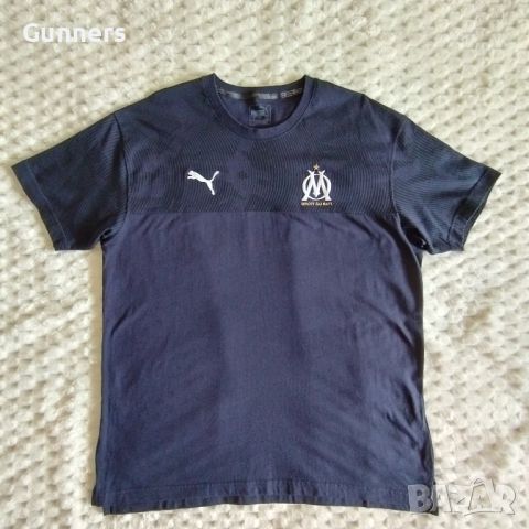 Olympique Marseille Casual T-Shirt, L, снимка 1 - Спортни дрехи, екипи - 46060082
