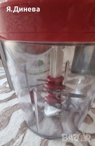 Мини чопър Moulinex 500w, снимка 6 - Чопъри и пасатори - 54160971