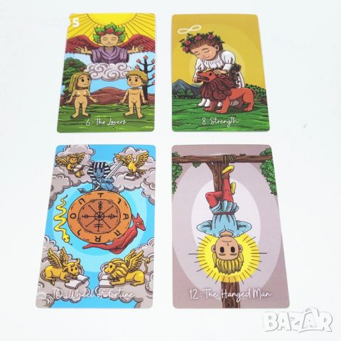 Таро 7x12см: Crybaby Tarot & Smithtiny Tarot & Llewellyn Classic Tarot, снимка 9 - Карти за игра - 34659156