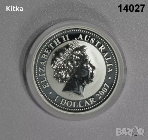 1 oz Лунар, година на "ТИГЪРА " 2010 г., снимка 2 - Нумизматика и бонистика - 48442010