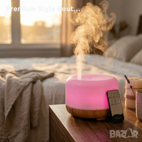 Арома дифузер - овлажнител за въздух с дистанционно управление, снимка 12 - Други стоки за дома - 53896013