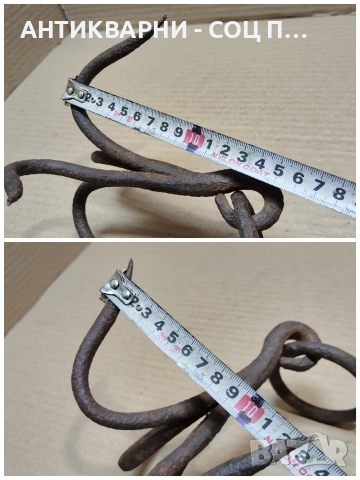Стара Рядка Кована Кука За Кладенец, Кука За Геран. / НОМЕР 1750., снимка 8 - Антикварни и старинни предмети - 53967521