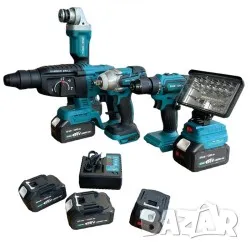 Акумулаторен Прожектор Лампа USB Перфоратор Винтоверт Гайковерт-Импакт и Ъглошлайф 36V 8,0AH KRAFTRO, снимка 2 - Бормашини - 49335273