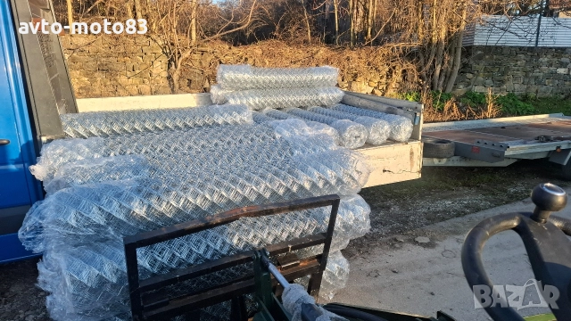 поцинкована плетена оградна мрежа 150 см от 2 мм тел ( производител )42 без ддс 50 с ддс, снимка 4 - Други - 52926582