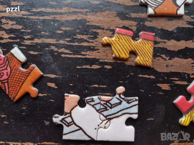 Пъзел "La Classe” PeCub 1986г. 1000 части, снимка 8 - Пъзели - 53139723