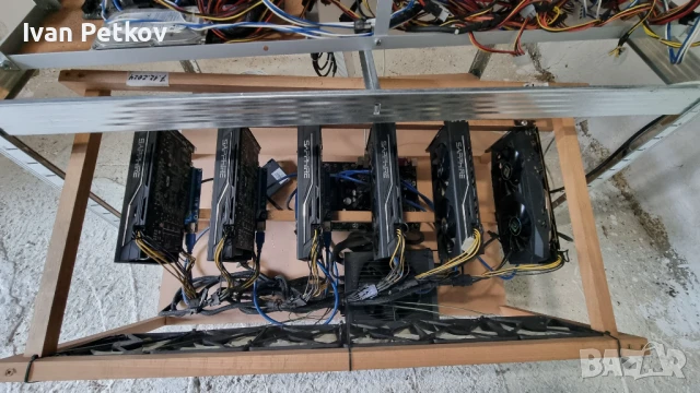 1x 580 8GB 5x 480 8GB Mining Rig Копачка за криптовалути, снимка 3 - Друга електроника - 50742918