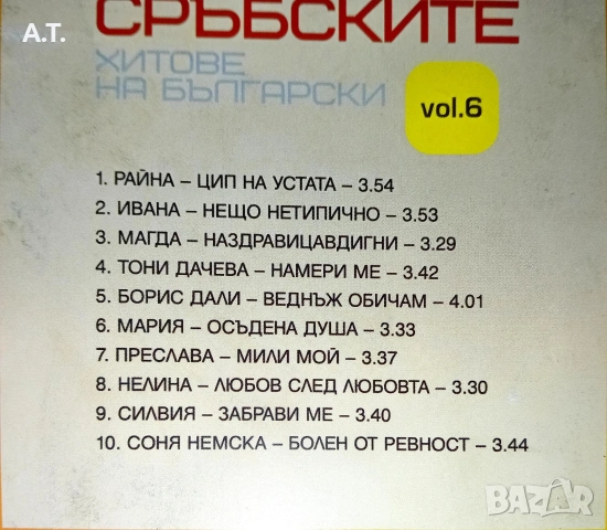 Сръбските хитове на български , снимка 2 - CD дискове - 53066576