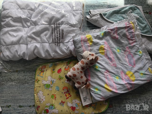 Dormeo бебешки сет-възглавничка ,одеало+подаръци, снимка 4 - Спално бельо и завивки - 44990602