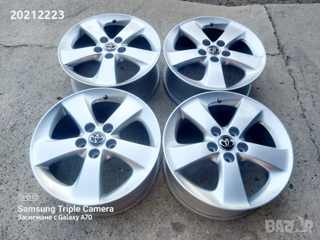 4 броя алуминиеви джанти за Toyota Auris,Toyota Corolla 17, снимка 5 - Гуми и джанти - 50884545