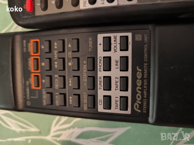 Дистанционно minidisc Pioneer Technics , снимка 2 - Ресийвъри, усилватели, смесителни пултове - 51840556