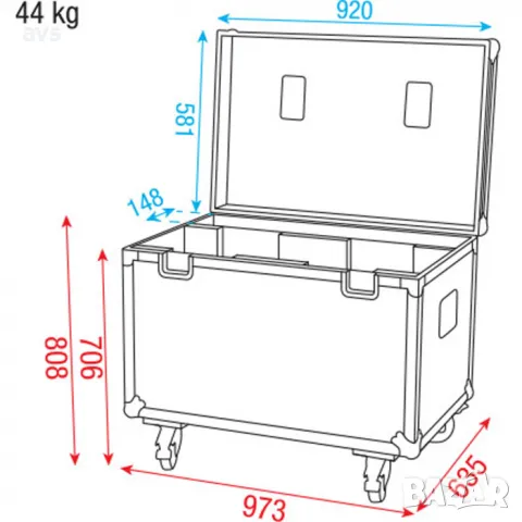 Кейс Infinity Case for 2x iS-200/iB-5R, снимка 5 - Други - 48822383