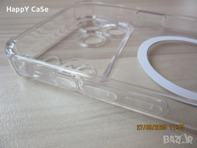Apple iPhone 17 / Pro / Max / Air / Удароустойчив MagSafe силиконов кейс гръб калъф, снимка 12 - Калъфи, кейсове - 51812885
