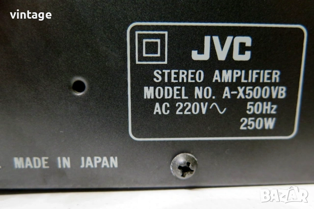 JVC A-X500, снимка 7 - Ресийвъри, усилватели, смесителни пултове - 53834716