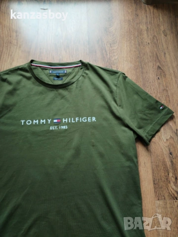 Tommy Hilfiger - страхотна мъжка тениска КАТО НОВА XL, снимка 4 - Тениски - 53950469