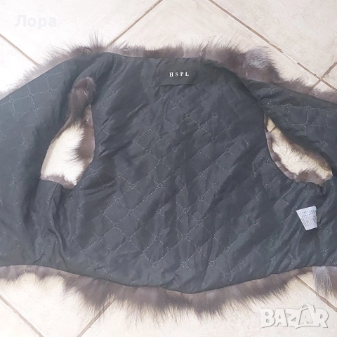 Дамски елек естествен косъм от лисица , снимка 5 - Елеци - 52177299