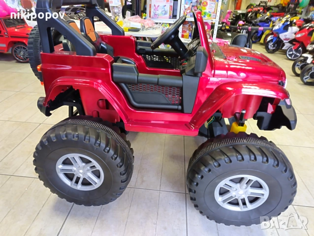 US Двуместен акумулаторен джип FUEGO 4x4 червен, снимка 10 - Други - 53849314